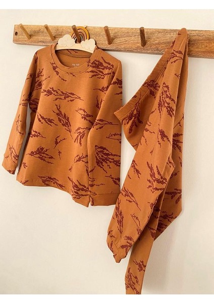Floral Taba Uyu&oyna 2'li Pijama Takım modelleri