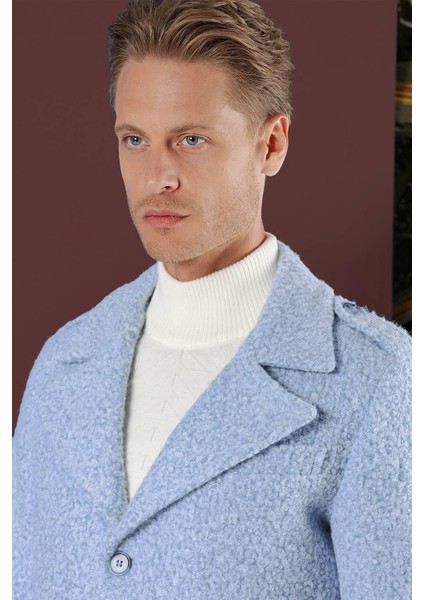 Ka 078 Slim Fit Mavi Spor Kaban indirimleri