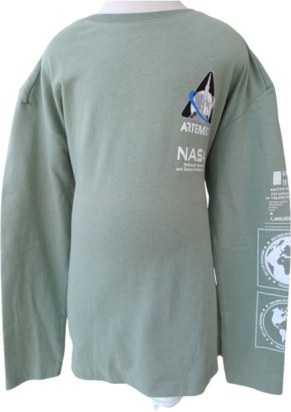 Erkek Çocuk Sweat Shirt Baskılı Yeşil10