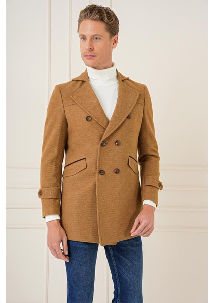 Ka 082 Slim Fit Camel Spor Kaban fırsatları