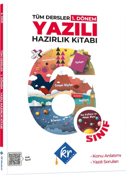6. Sınıf Tüm Dersler 1. Dönem Yazılı Hazırlık Kitabı