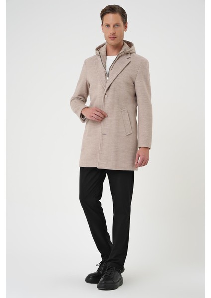 Ka 091 Slim Fit Bej Spor Kaban fiyatları