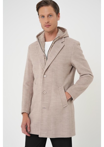 Ka 091 Slim Fit Bej Spor Kaban indirimleri