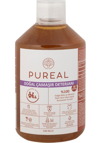 Doğal Çamaşır Deterjanı - 32 Yıkama