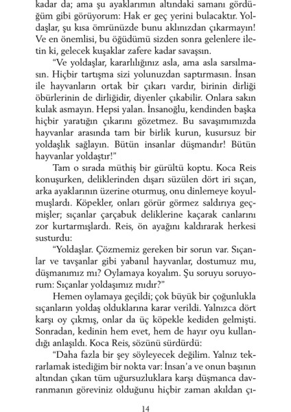 – George Orwell Hayvan Çiftliği Romanı, İmzalı, Ciltsiz, Politik Taşlama ve Alegorik Klasik