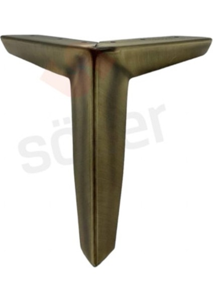 (4 Adet) 15CM Modern Antik Sarı %100 Metal Mobilya, Dolap, Koltuk, Tv Ünitesi Ayakları fırsatları