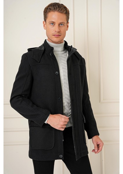 Ka 083 Slim Fit Siyah Spor Kaban indirimleri