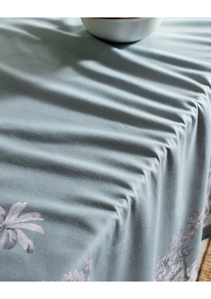 Ravage Polycotton Masa Örtüsü - Gri/Mint - 150x200 cm indirimleri