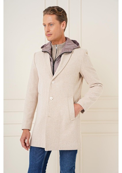 Ka 089 Slim Fit Bej Spor Kaban fiyatları