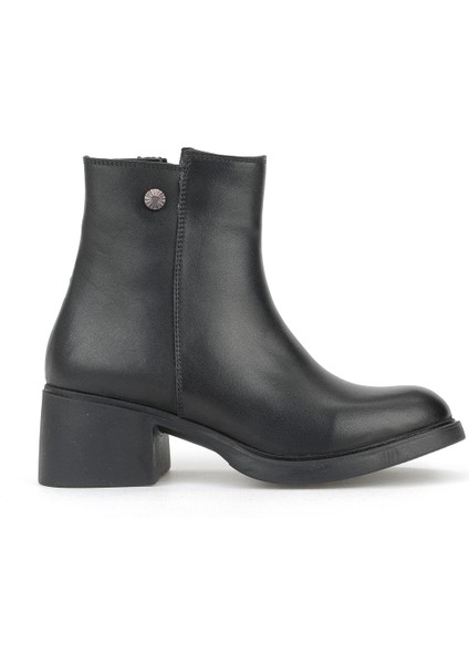 , Kadın Hakiki Deri Bot 153359Z621 Siyah