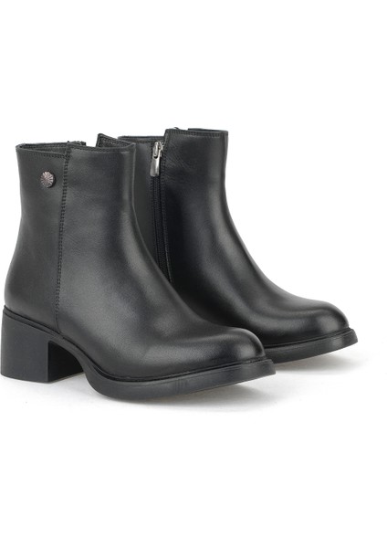 , Kadın Hakiki Deri Bot 153359Z621 Siyah fiyatları