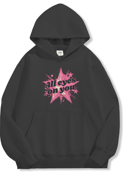 Unisex Sweatshirt Oversize Hoodie All Eyes On You