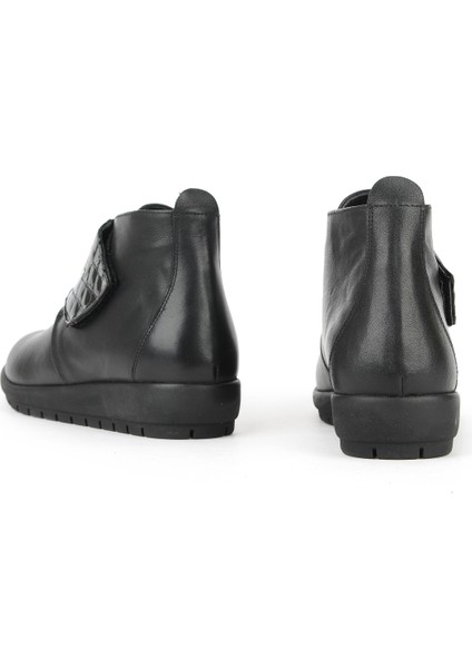 , Kadın Hakiki Deri Konfor Bot 1531022Z7551 Siyah modelleri