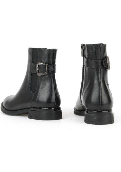 , Kadın Hakiki Deri Bot 1531022Z7614 Siyah