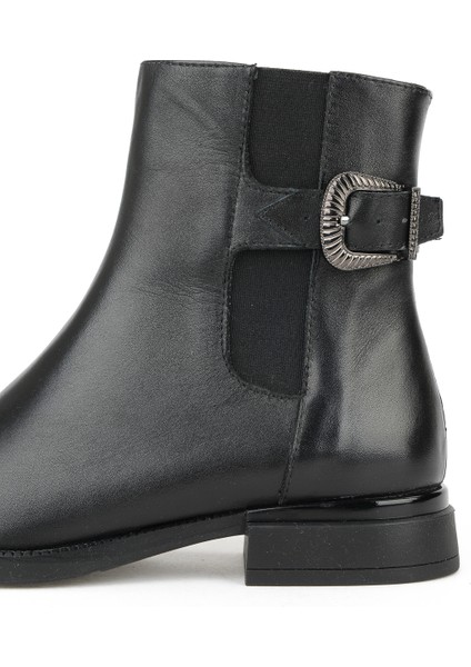, Kadın Hakiki Deri Bot 1531022Z7614 Siyah