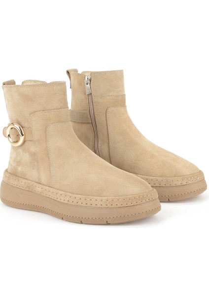 , Kadın Hakiki Deri Bot 1531050Z26105252K Bej fiyatları