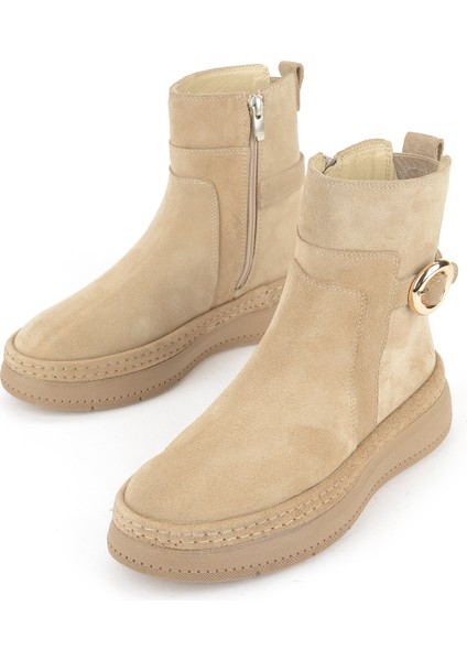 , Kadın Hakiki Deri Bot 1531050Z26105252K Bej indirimleri