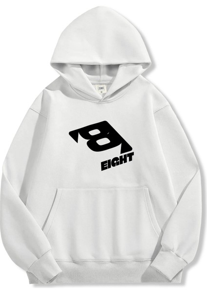 Unisex Sweatshirt Oversize Hoodie Eight