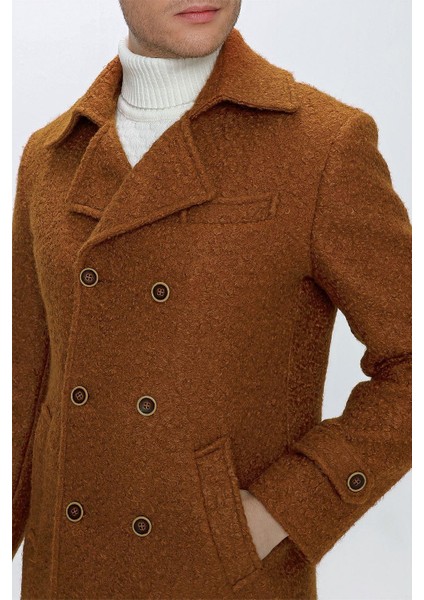 Ka 072 Slim Fit Tarçın Spor Kaban