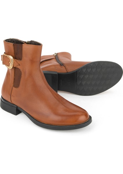 , Kadın Hakiki Deri Bot 1531022Z7614 Taba fırsatları