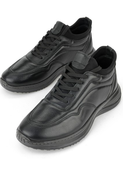 , Erkek Hakiki Deri Ayakkabı 1531002Z3059 Siyah