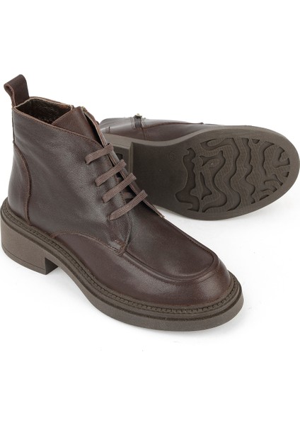 , Kadın Hakiki Deri Bot 1531022Z7646 Kahve