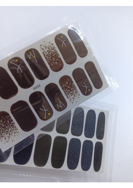 Kendinden Yapışkanlı Nail Sticker 2 Paket Tırnak Stickeri Takma Yapışkanlı Oje Seti fiyatları