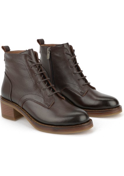 , Kadın Hakiki Deri Bot 1531020Z2327 Kahve fiyatları