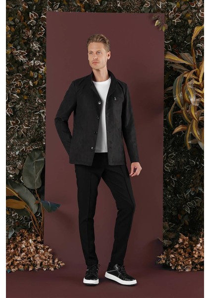 Ka 080 Slim Fit Siyah Spor Kaban