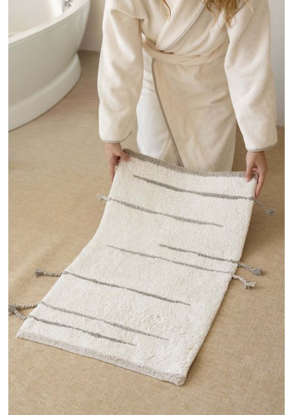 Earth Tekli Banyo Paspası %100 Pamuk 60X100 cm Yeşil fiyatları