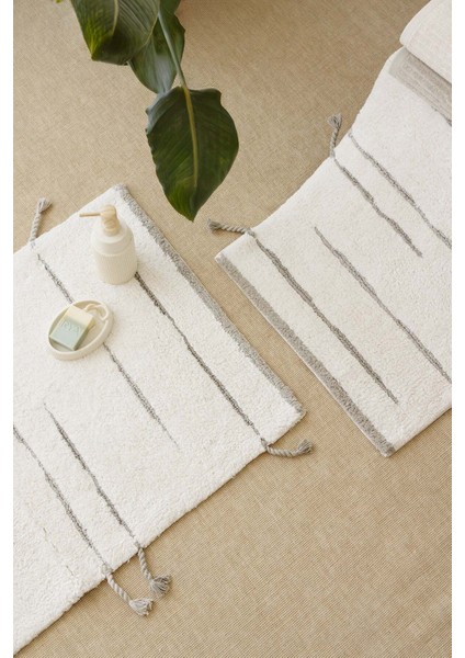 Earth Tekli Banyo Paspası %100 Pamuk 60X100 cm Yeşil indirimleri