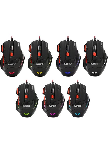 SGM-X7 Kablolu Oyuncu Mouse ve Mouse Pad
