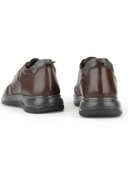 , Erkek Hakiki Deri Ayakkabı 1531002Z2089 Kahve