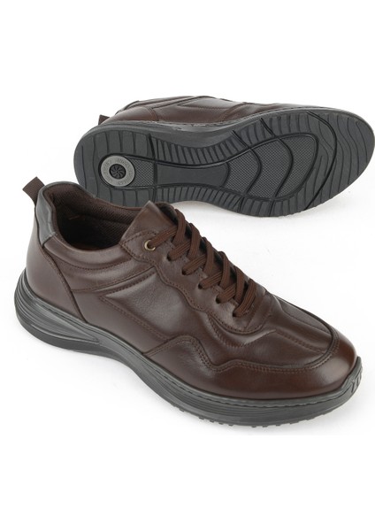 , Erkek Hakiki Deri Ayakkabı 1531002Z2089 Kahve