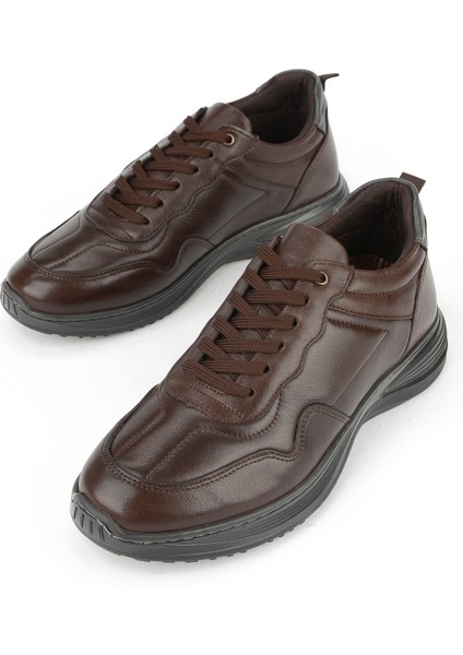 , Erkek Hakiki Deri Ayakkabı 1531002Z2089 Kahve