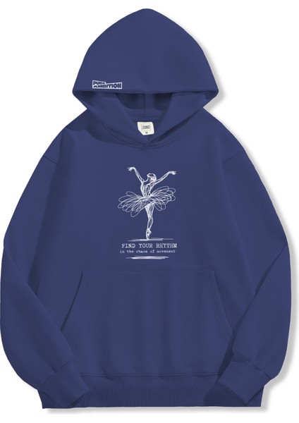 Unisex Sweatshirt Oversize Hoodie Find Your Rhythm Ballerina fiyatları