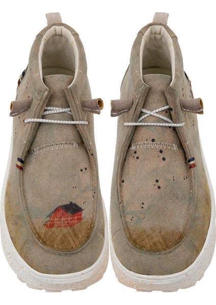 Kadın Vegan Deri Krem Bot - The Escape Of The Spirits Tasarım fiyatları