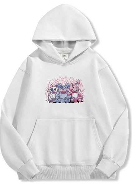Unisex Sweatshirt Oversize Hoodie Plush Friends