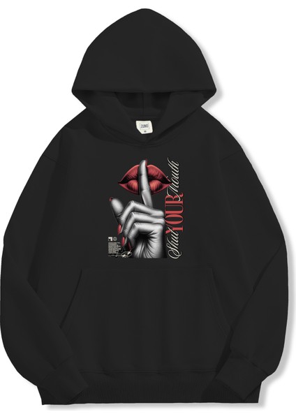 Unisex Sweatshirt Oversize Hoodie Silence Your Doubt modelleri