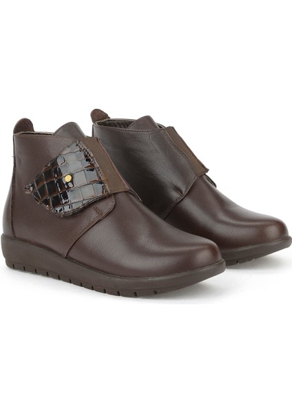 , Kadın Hakiki Deri Konfor Bot 1531022Z7551 Kahve fiyatları