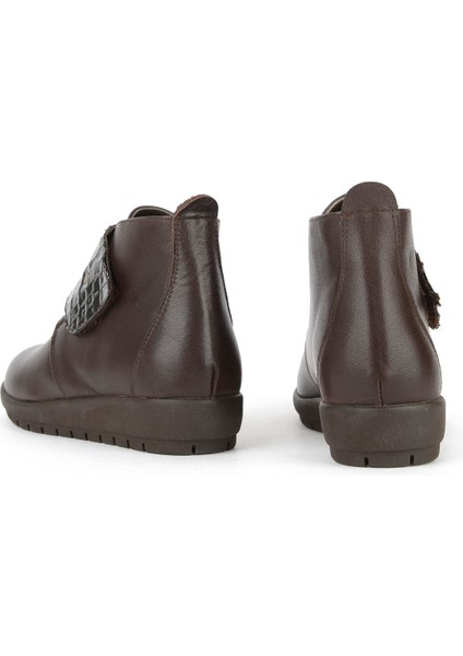, Kadın Hakiki Deri Konfor Bot 1531022Z7551 Kahve modelleri