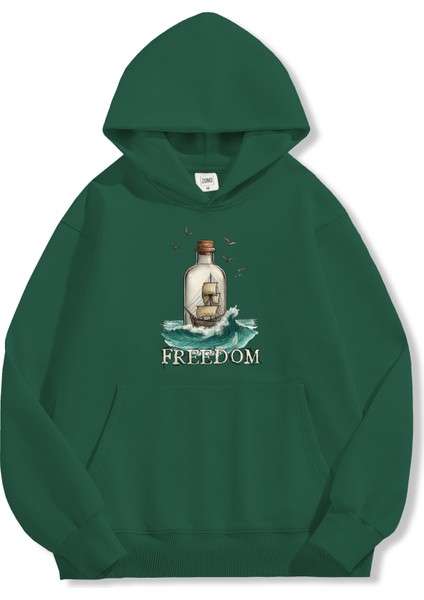 Unisex Sweatshirt Oversize Hoodie Freedom