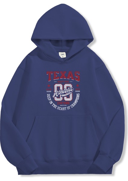 Unisex Sweatshirt Oversize Hoodie Texas Athletic