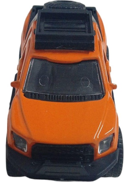 Çek Bırak Metal Arazi Aracı 13 cm - Turuncu (Lisinya) fırsatları