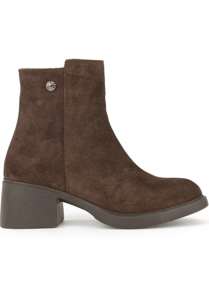 , Kadın Hakiki Deri Bot 153359Z6212 Kahve