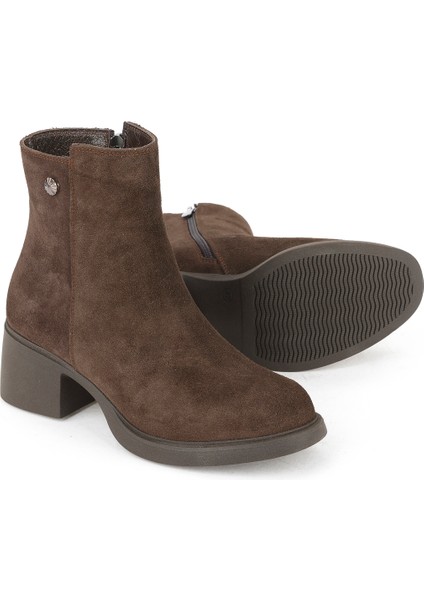 , Kadın Hakiki Deri Bot 153359Z6212 Kahve fırsatları