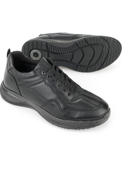 , Erkek Hakiki Deri Ayakkabı 1531002Z2089 Siyah fırsatları