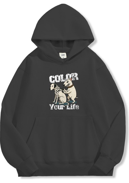 Unisex Sweatshirt Oversize Hoodie Color Your Life