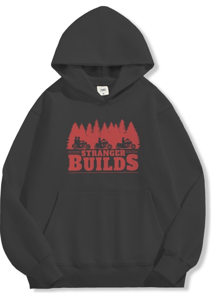 Unisex Sweatshirt Oversize Hoodie Stranger Builds