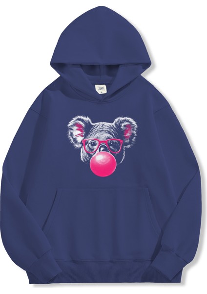 Unisex Sweatshirt Oversize Hoodie Bubblegum Koala fiyatları